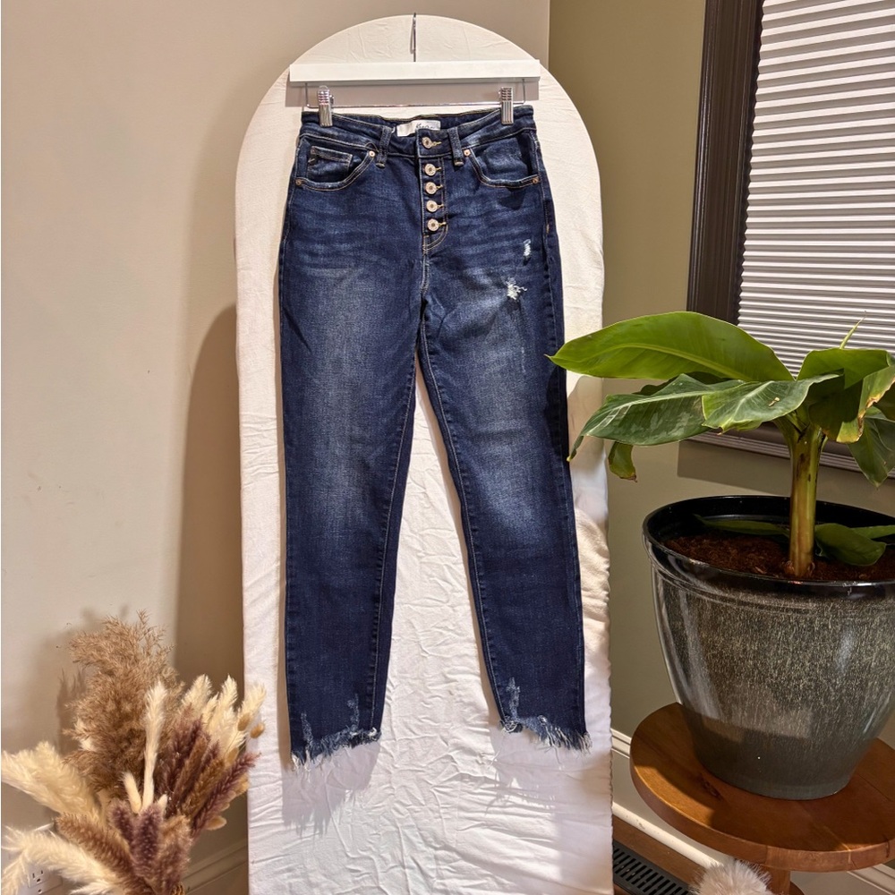 KanCan Deep Indigo Skinny Jeans